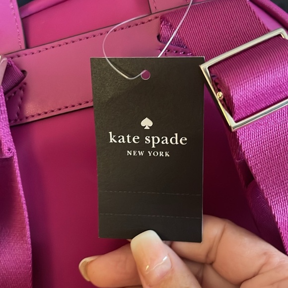 MWT Kate Spade Baja ROSE , beautiful backpack . 🎒 measurements on pictures - Picture 11 of 15